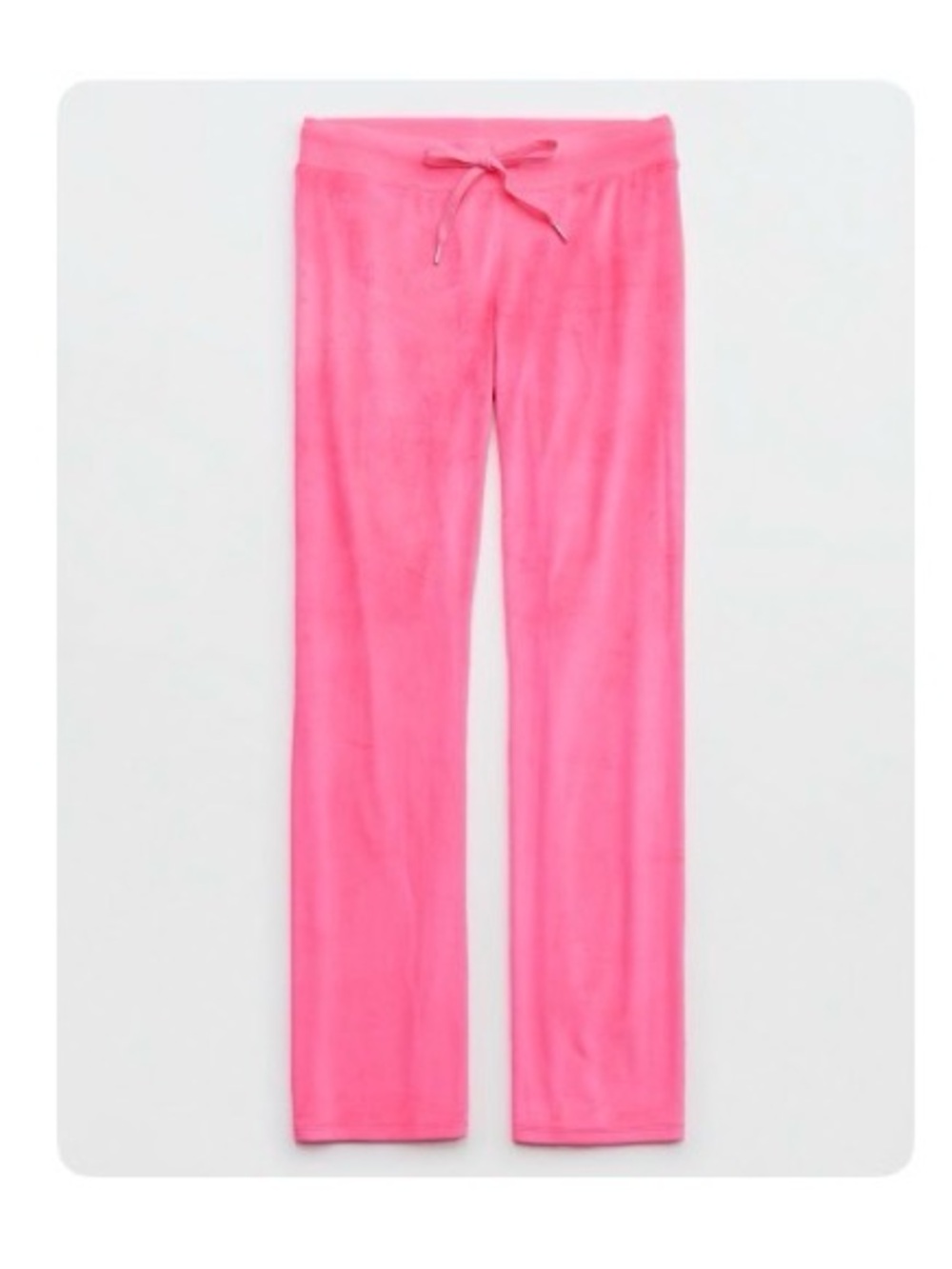Aerie Dreamy Velour Low Rise Pant